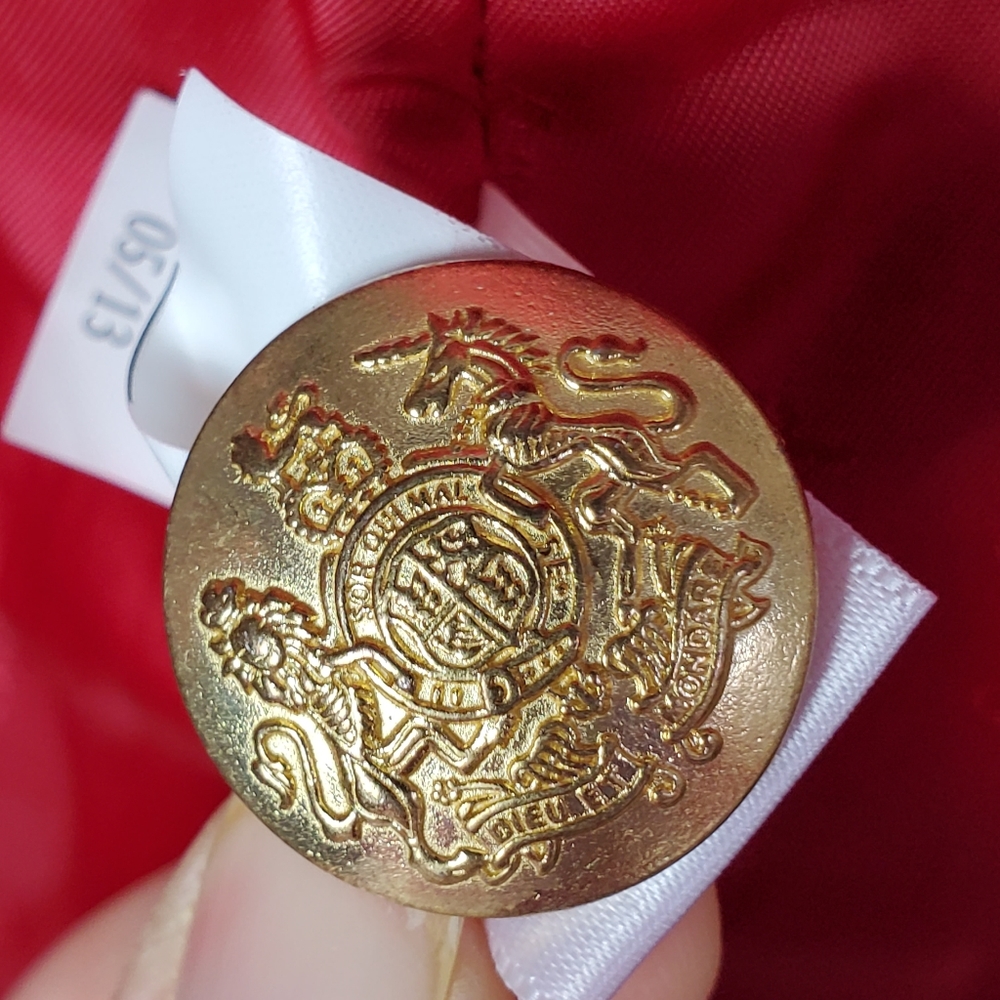 Banana Republic Navy Military Coat xs - Picture 16 of 16